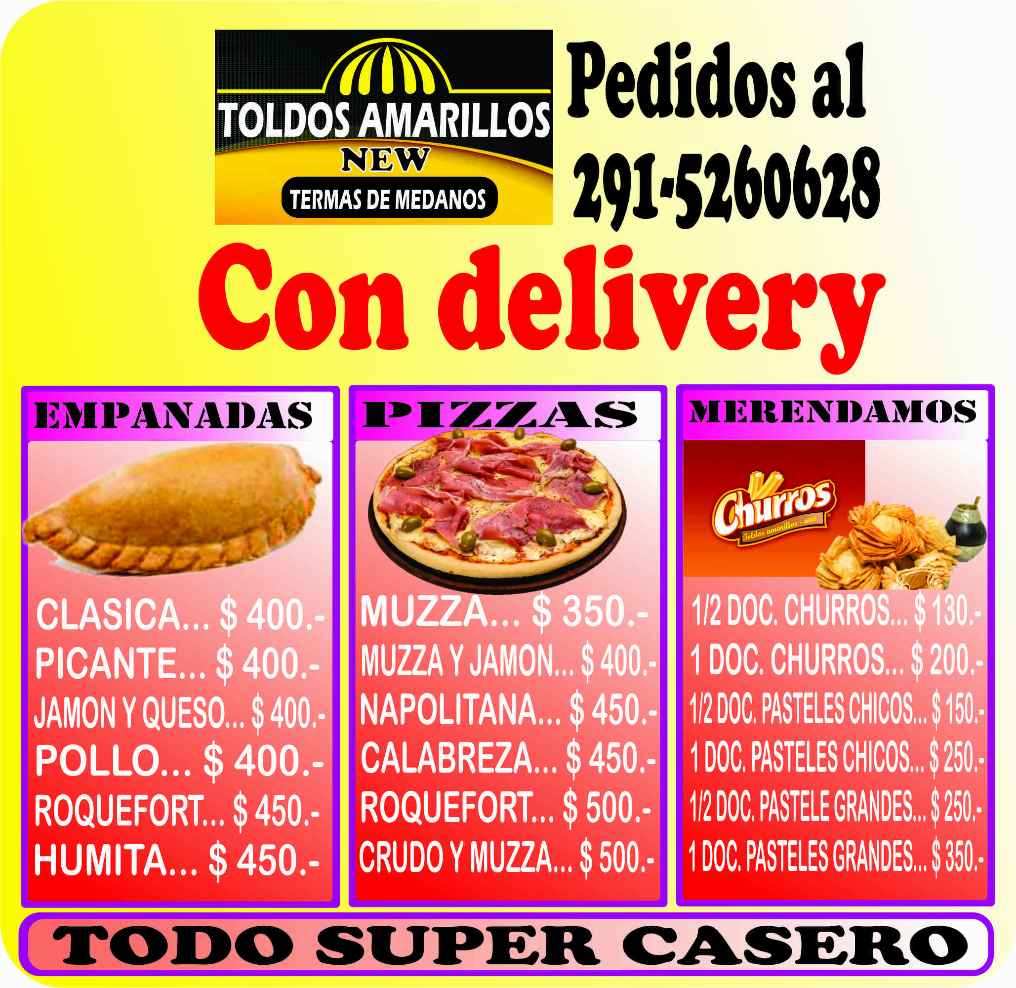 Carta de Toldos amarillos - new — página 1